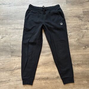 Fila Men's Black Jogger Sweatpants with Logo